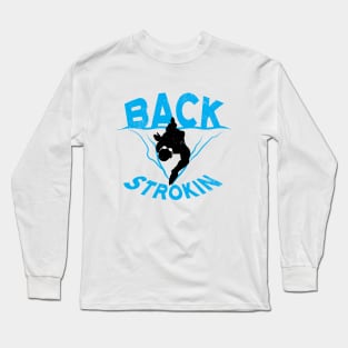 Backstroke Swimmer Long Sleeve T-Shirt